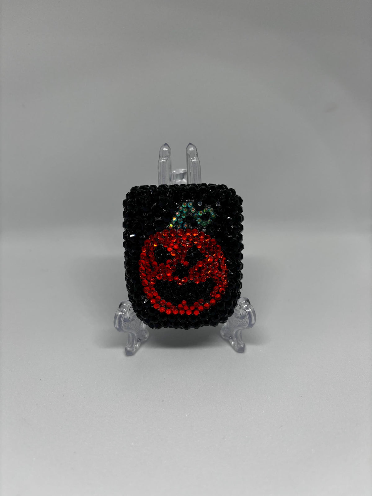 Pumpkin Spice rhinestone Omnipod 5 cover, view 2
