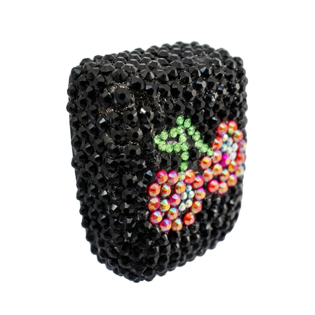 Ibiza Cherry rhinestone Omnipod 5 cover, view 4