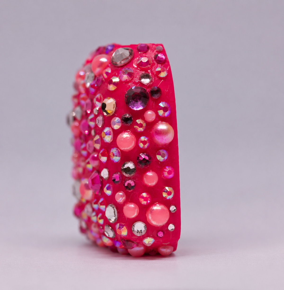 Pink Glow Rhinestone Omnipod 5 Cover