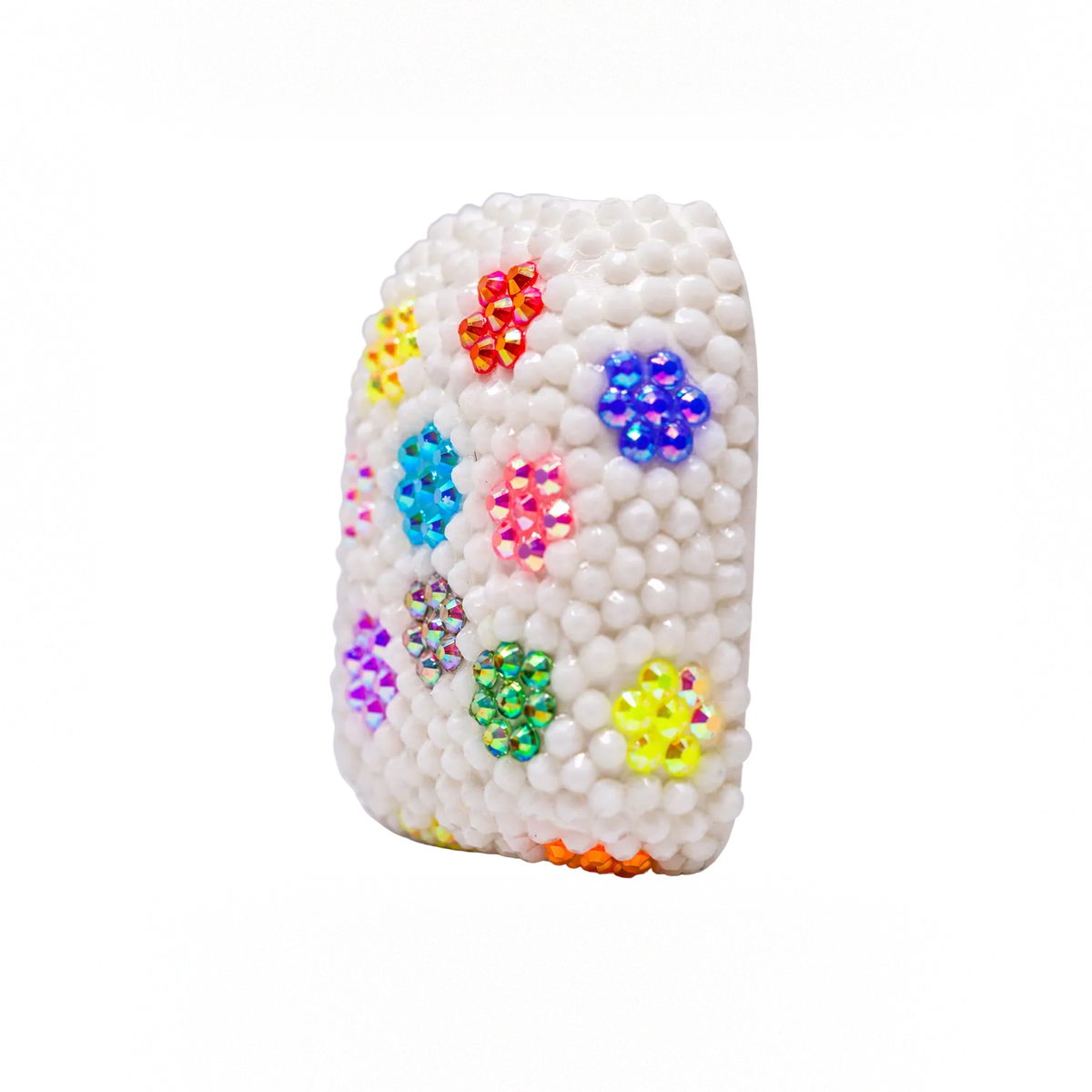 Flower Power rhinestone Omnipod 5 cover, view 2