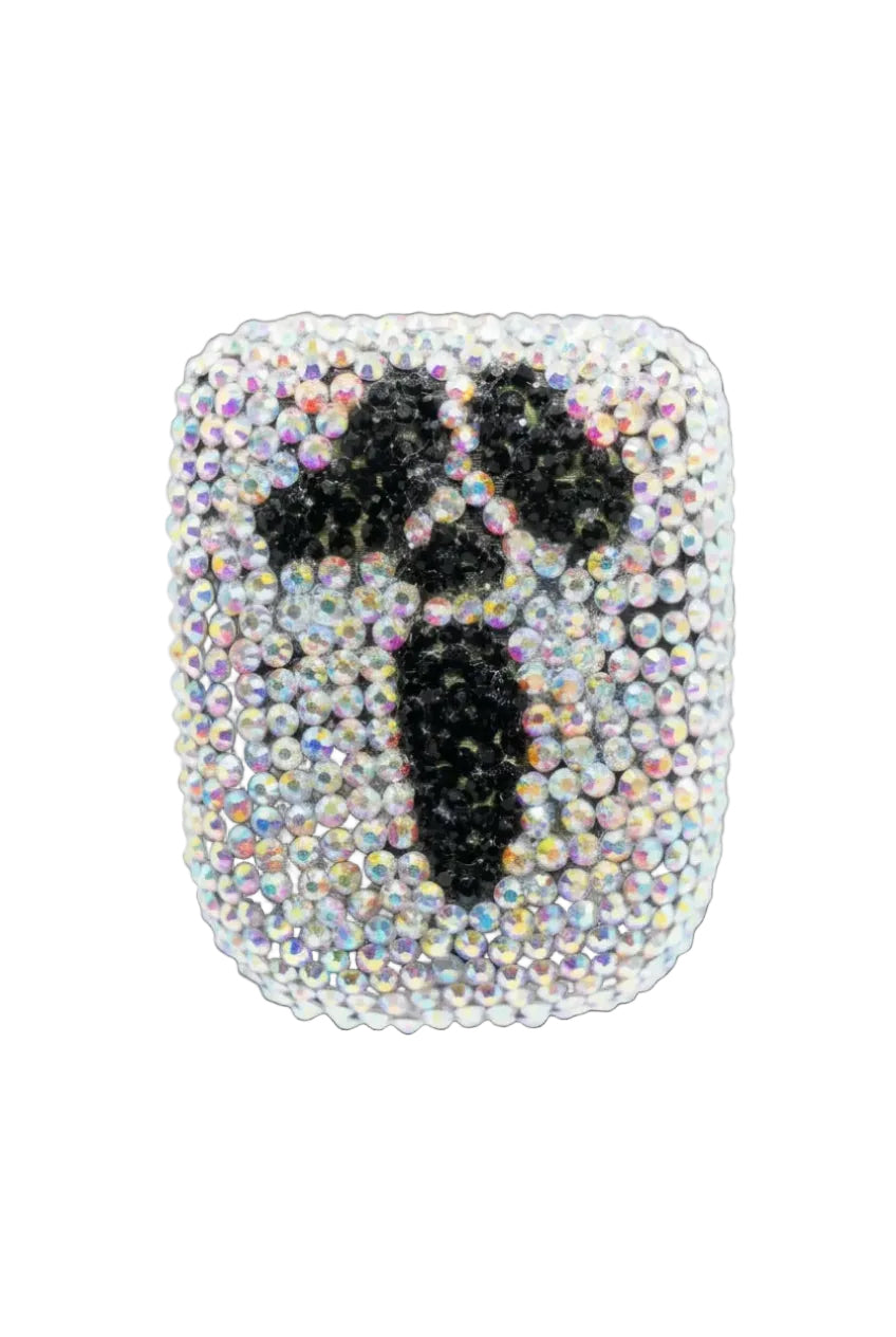 Scream & Sparkle Halloween rhinestone Omnipod 5 cover, view 3