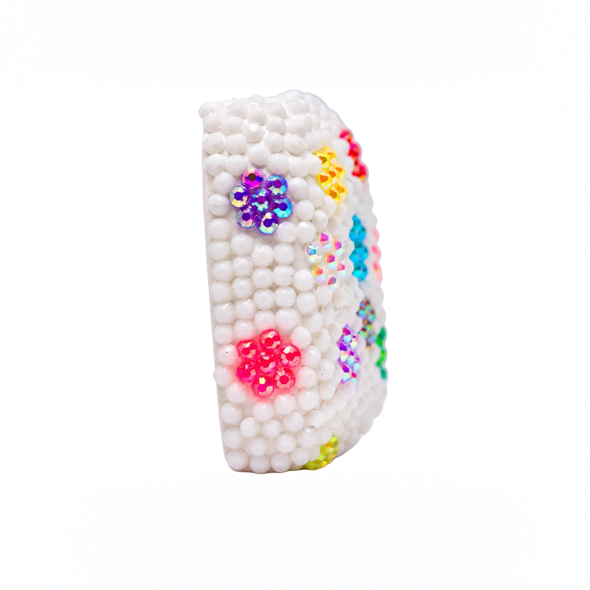 Flower Power rhinestone Omnipod 5 cover, view 3