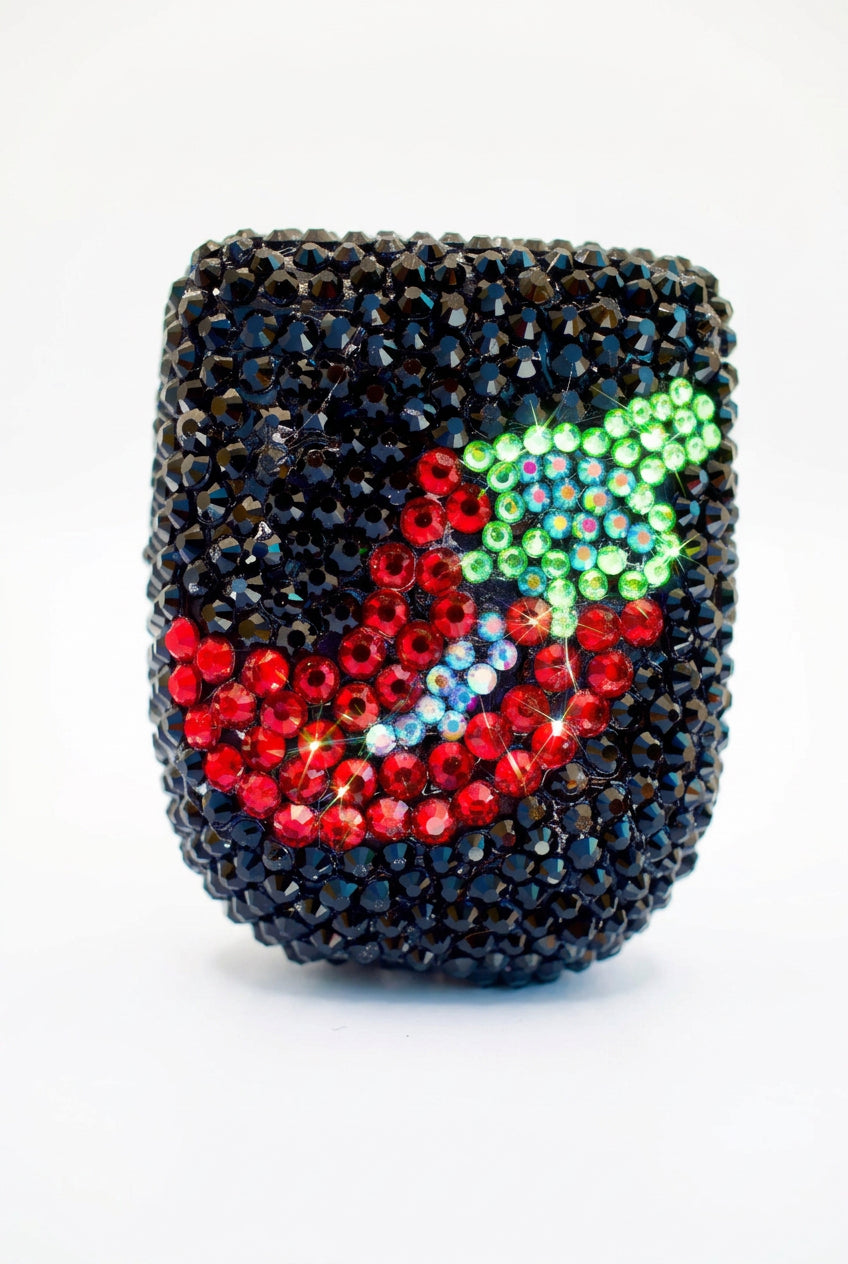 Hot & Spicy chilli rhinestone Omnipod 5 cover, view 4