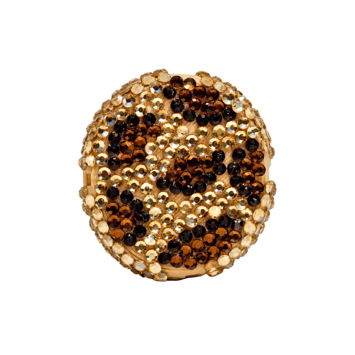 Leopard Luxe leopard print rhinestone Dexcom G7 cover by Glam Pods