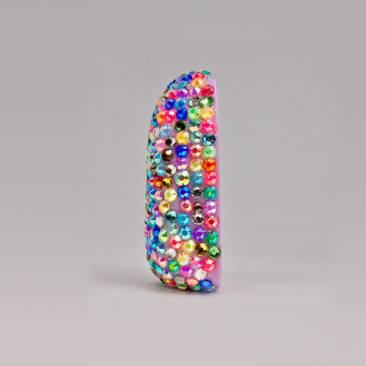 Rainbow Rush rhinestone Omnipod 5 cover, view 3