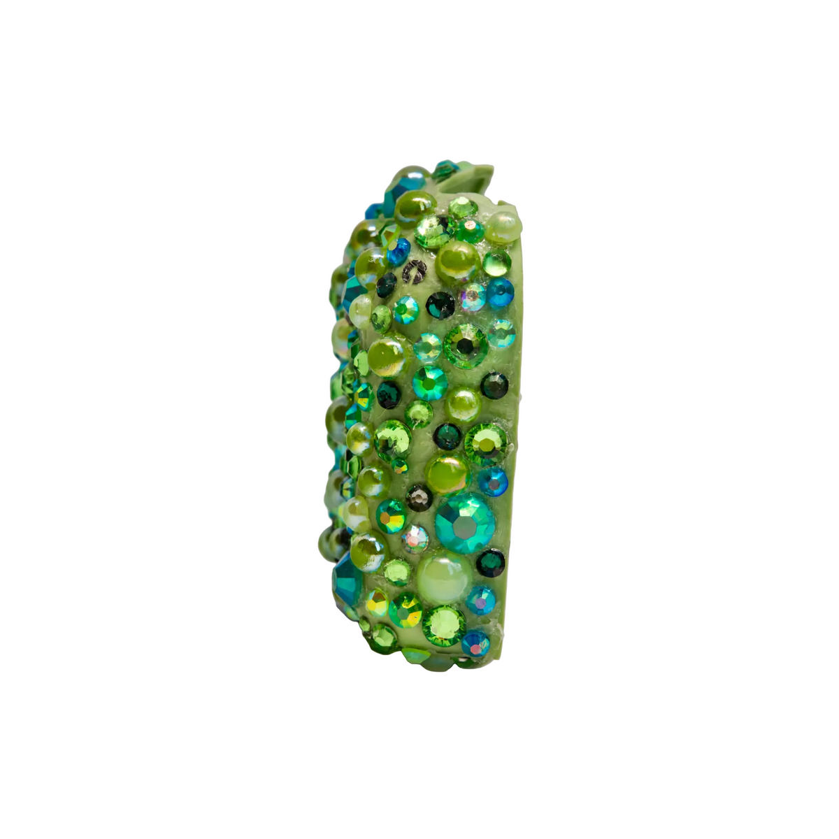 Enchanted Emerald rhinestone Omnipod 5 cover, view 2