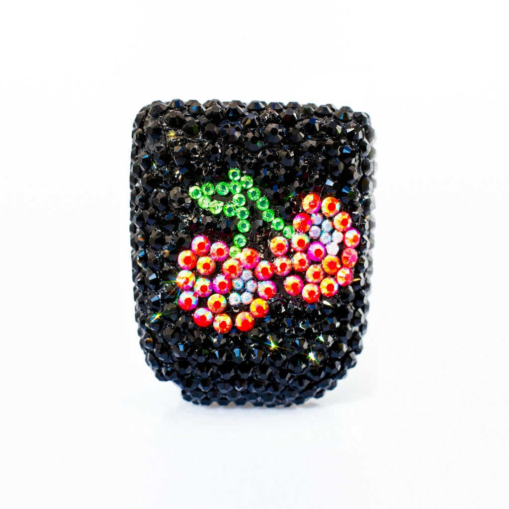 Ibiza Cherry rhinestone Omnipod 5 cover, view 2