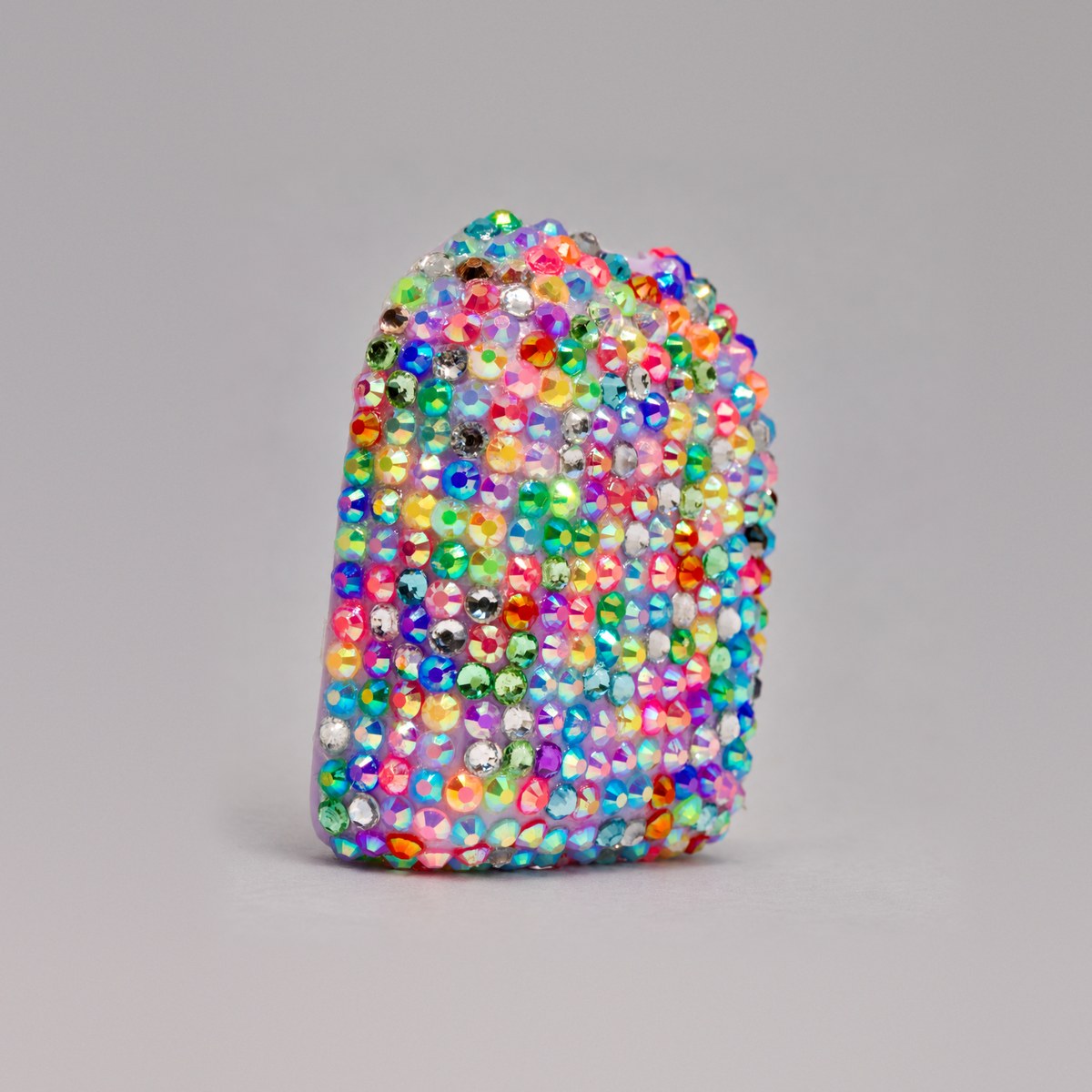 Rainbow Rush rhinestone Omnipod 5 cover, view 2