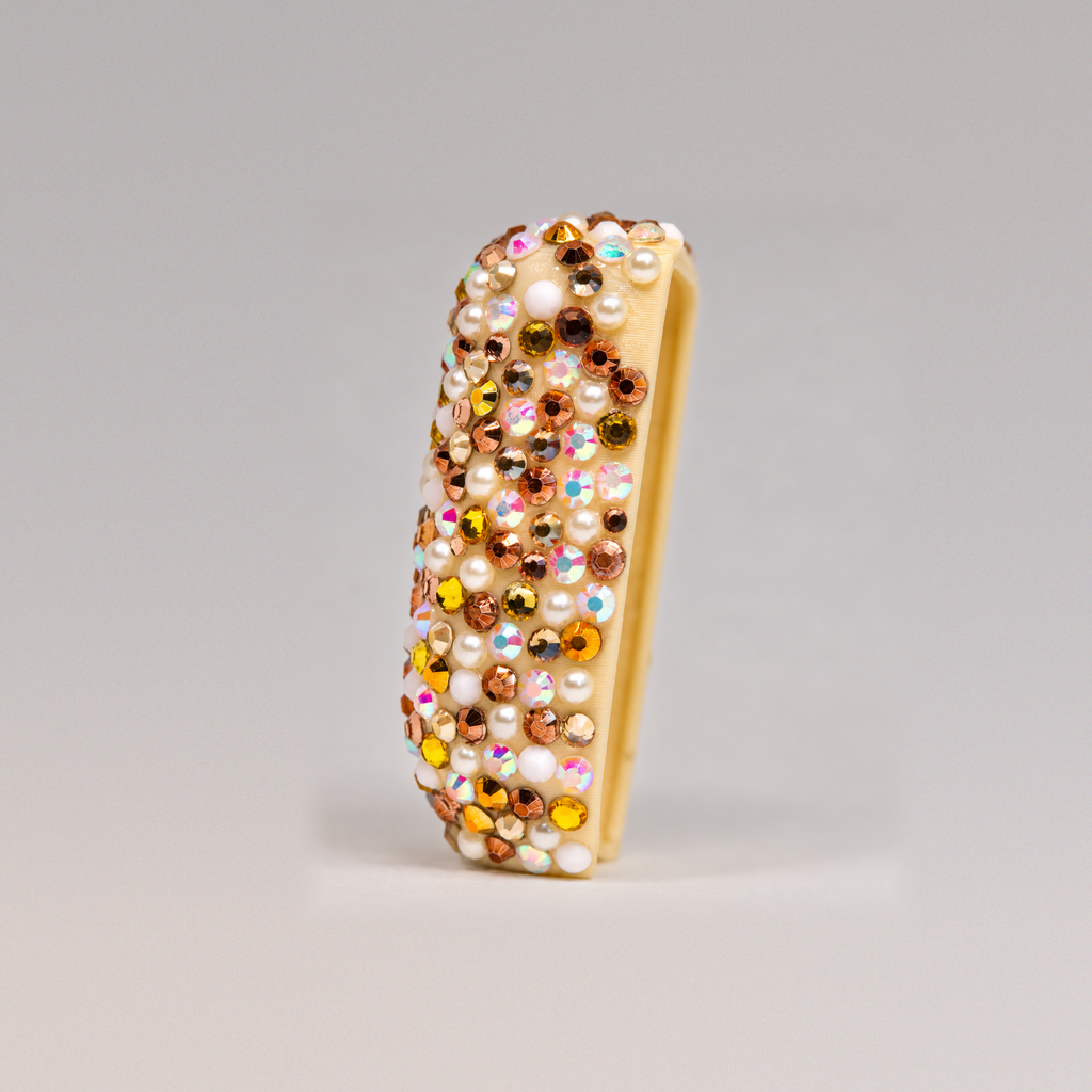 Golden Goddess rhinestone Omnipod 5 cover, view 3