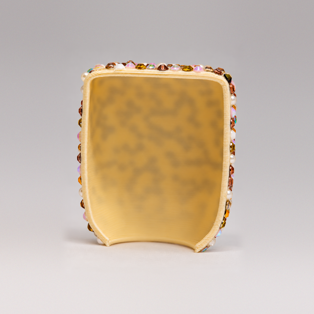 Golden Goddess rhinestone Omnipod 5 cover, view 4