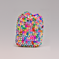 Rainbow Rush rainbow rhinestone Omnipod 5 cover by Glam Pods