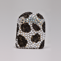 The Moo Edit cow print rhinestone Omnipod 5 cover by Glam Pods