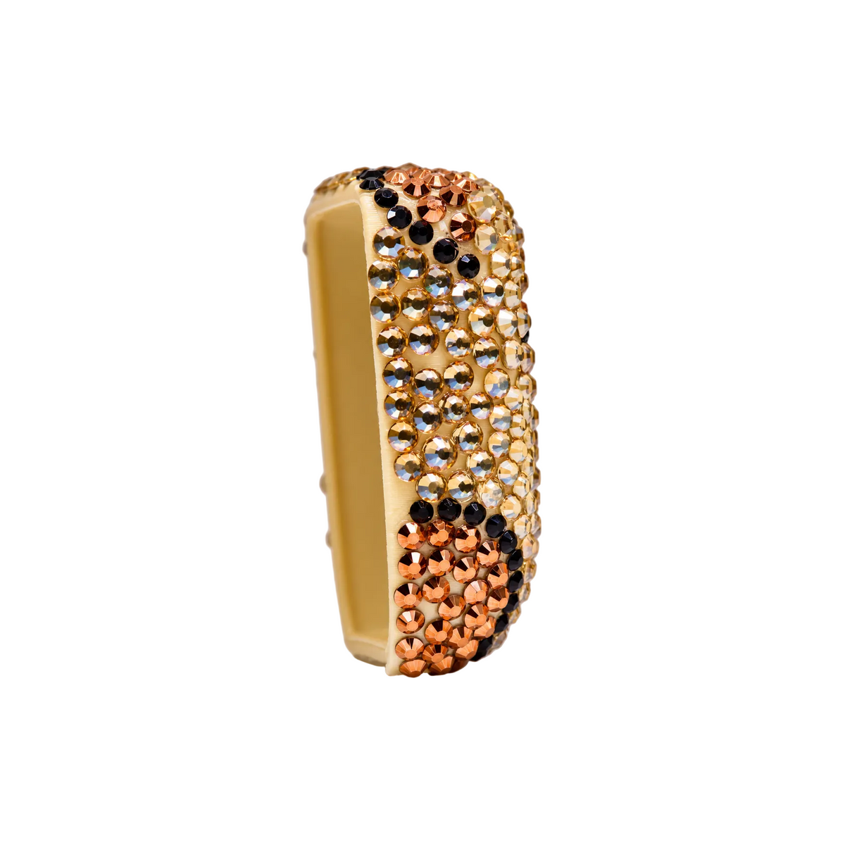 Leopard Luxe rhinestone Omnipod 5 cover, view 4