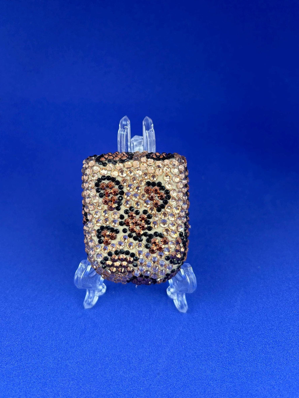 Leopard Luxe leopard print rhinestone Omnipod 5 cover by Glam Pods