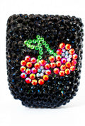 Ibiza Cherry rhinestone Omnipod 5 cover by Glam Pods