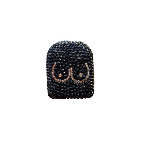 Custom design rhinestone Omnipod 5 cover example, view 2