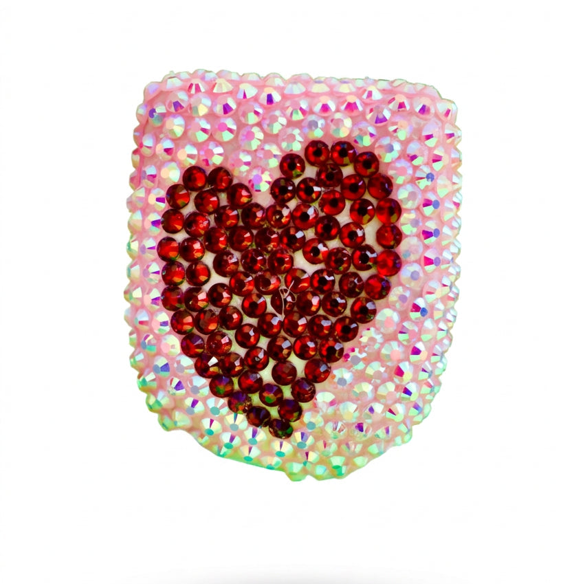Love Struck rhinestone Omnipod 5 cover, view 2