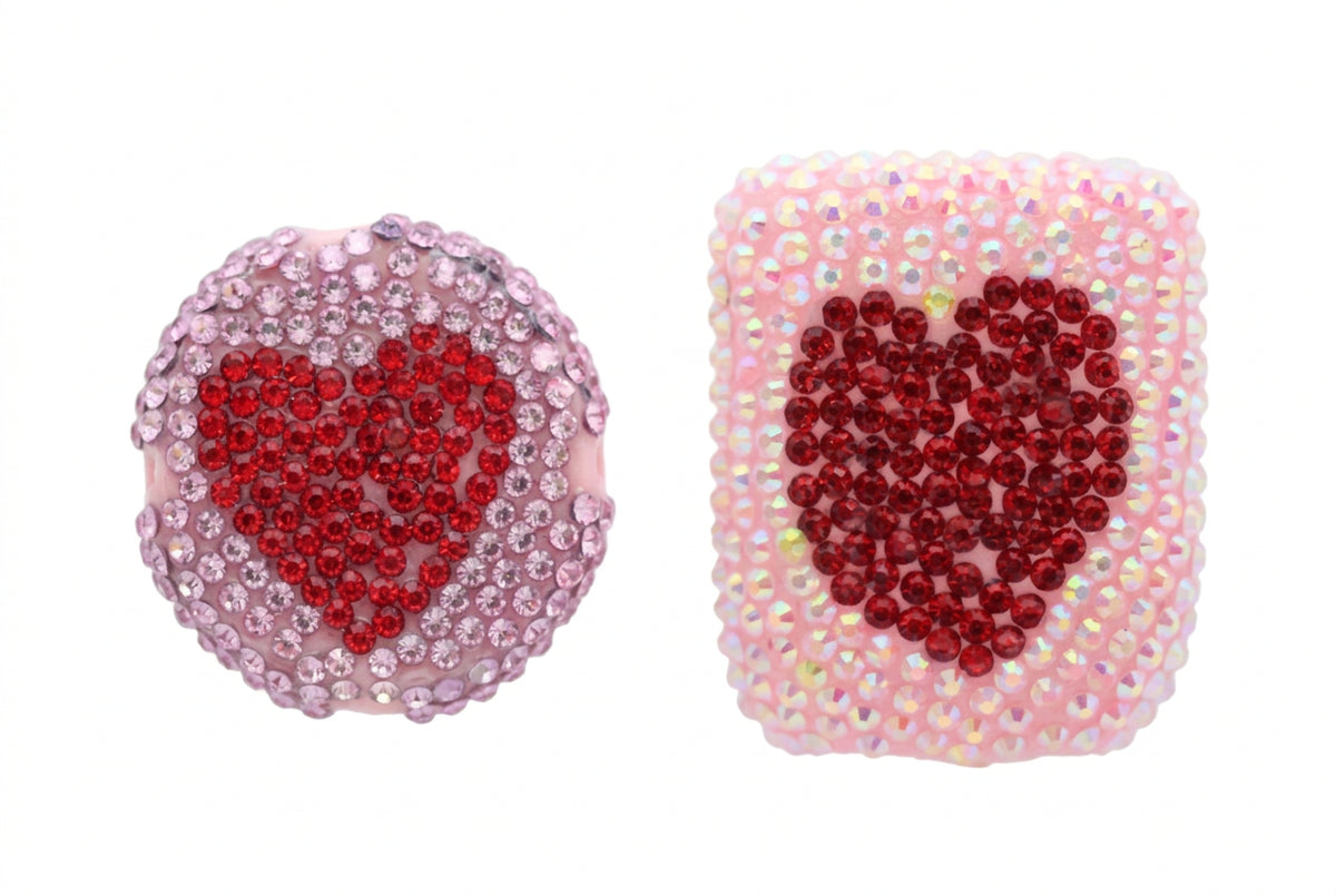 Love Struck Omnipod 5 and Dexcom G7 rhinestone cover set, view 2