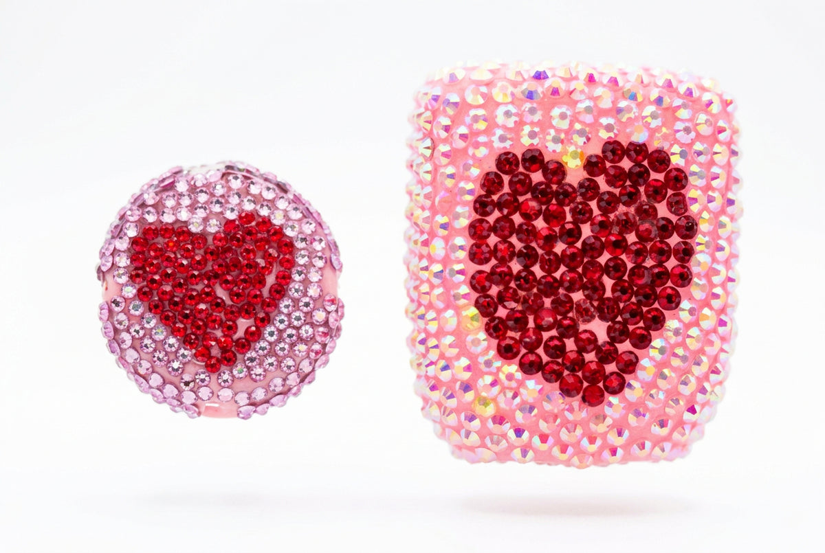 Love Struck Omnipod 5 and Dexcom G7 rhinestone cover set, view 3