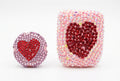 Love Struck matching rhinestone covers for Omnipod 5 and Dexcom G7 by Glam Pods
