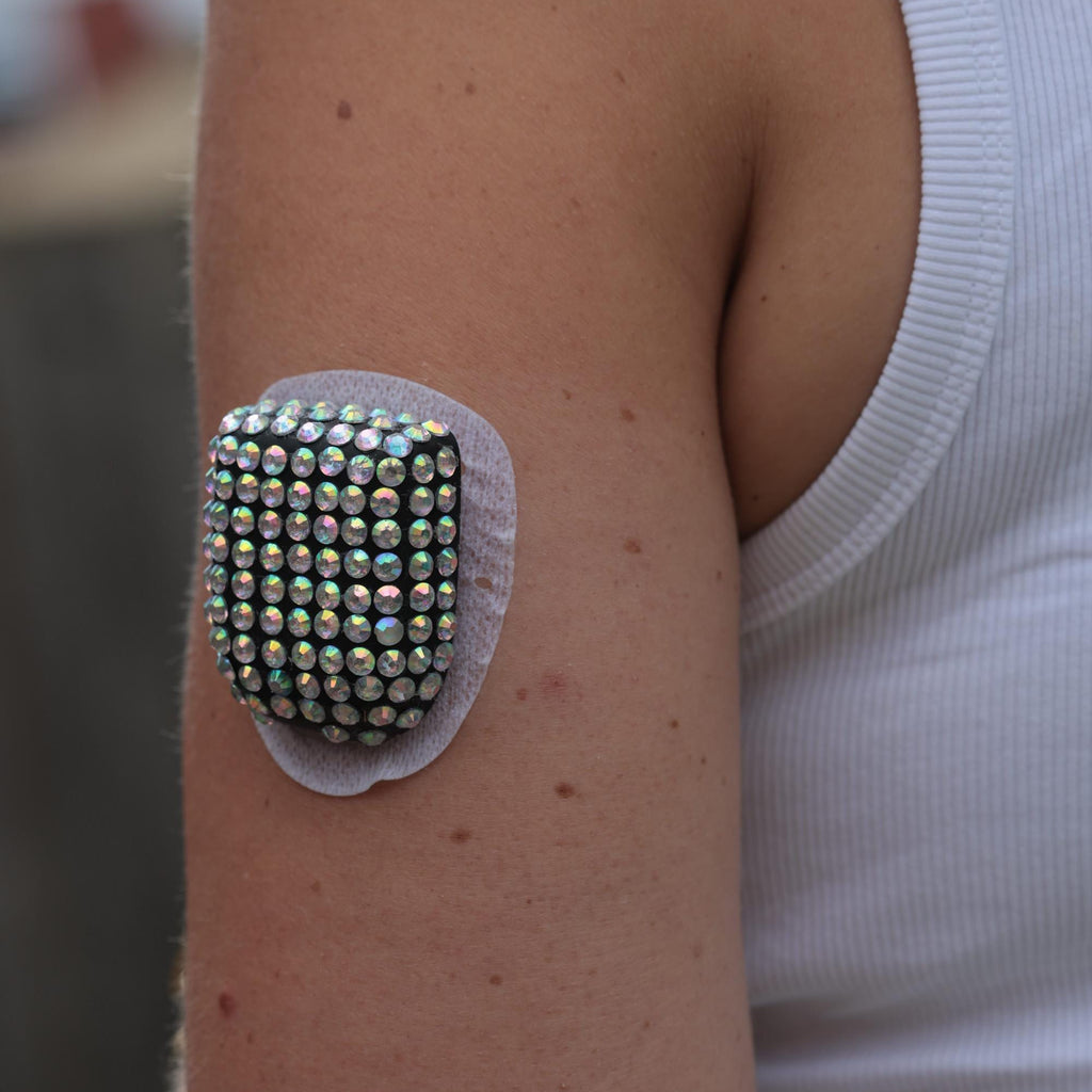 Aurora Shine rhinestone Omnipod 5 cover, view 4