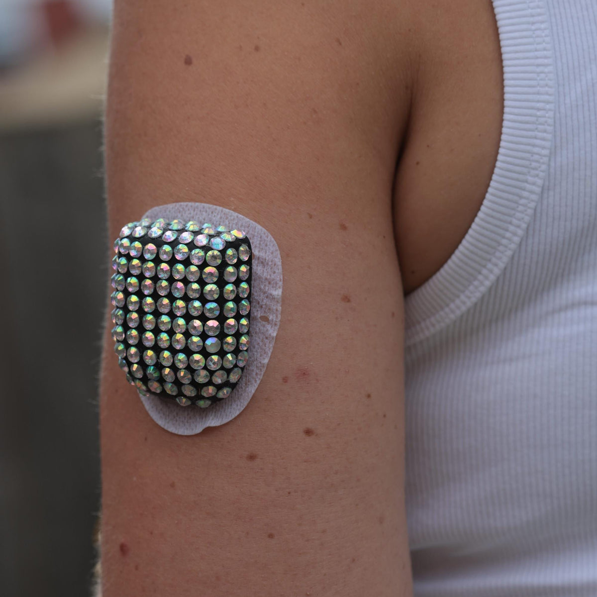 Aurora Shine rhinestone Omnipod 5 cover, view 4