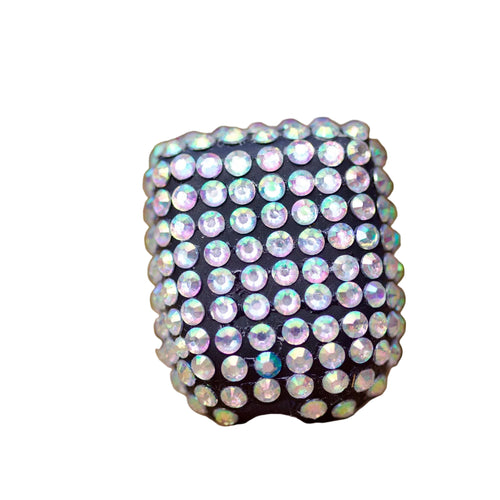 Aurora Shine iridescent rhinestone Omnipod 5 cover by Glam Pods